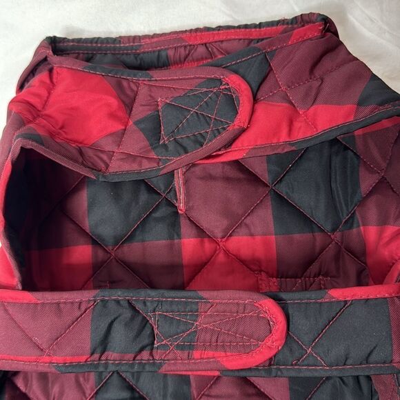 St.John’s Bark Red Plaid Dog Jacket. Size Medium. - Picture 4 of 7
